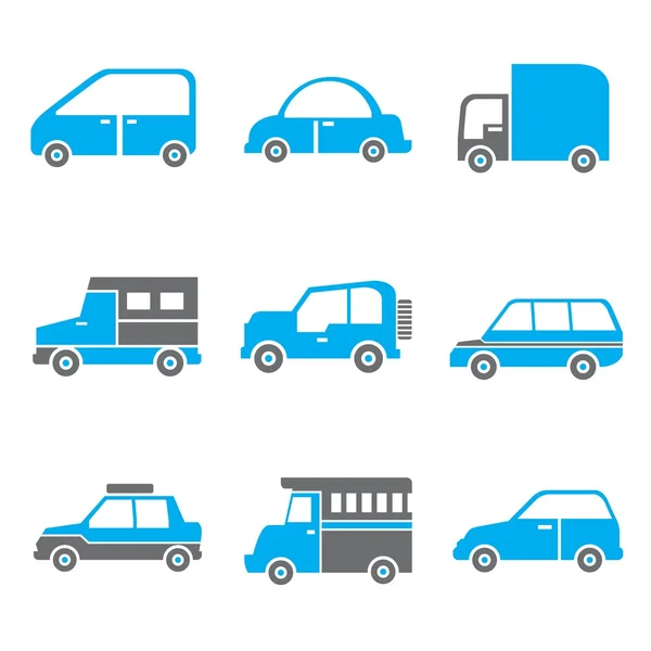 Ilustración Vectorial Coches — Vector de stock