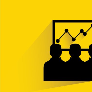 iş kavramı, işadamlarının vektör illüstrasyon 