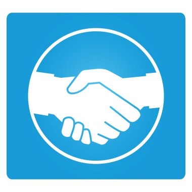 iş kavramı, el sıkışma vektör illüstrasyon 