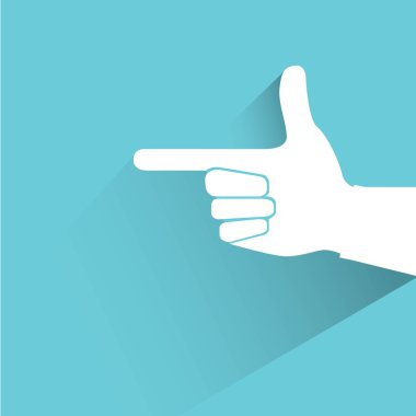 Web simgesi, el illüstrasyonu vektörü