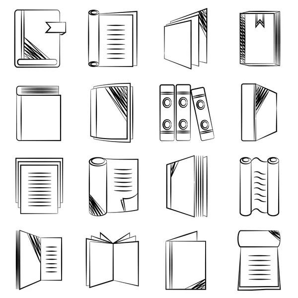 Vector Illustratie Van Boeken — Stockvector