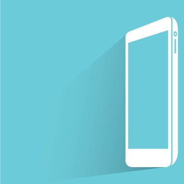 akıllı telefon web simgesi vektör çizimi 