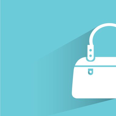 web simgesi, çanta vektör illüstrasyon