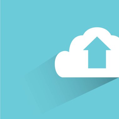 web simgesi, bulut bilgi işlem vektör illüstrasyon 