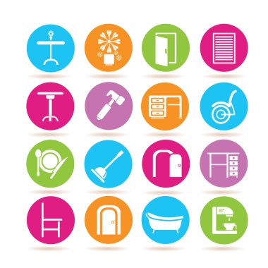 Web simgeler kümesi. vektör çizim 