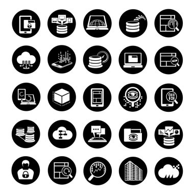 Web simgeler kümesi. vektör çizim 