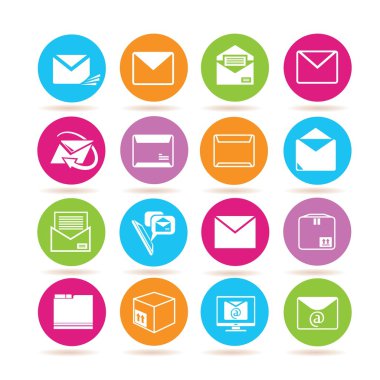 Web simgeler kümesi. vektör çizim 