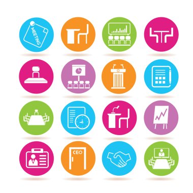 Web simgeler kümesi. vektör çizim 