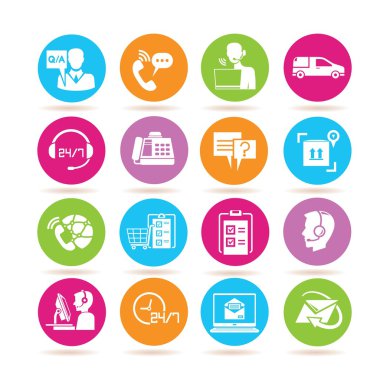 Web simgeler kümesi. vektör çizim 