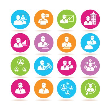 Web simgeler kümesi. vektör çizim          