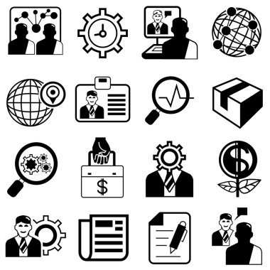 Web simgeler kümesi. vektör çizim          