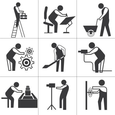 Web simgeler kümesi. vektör çizim          