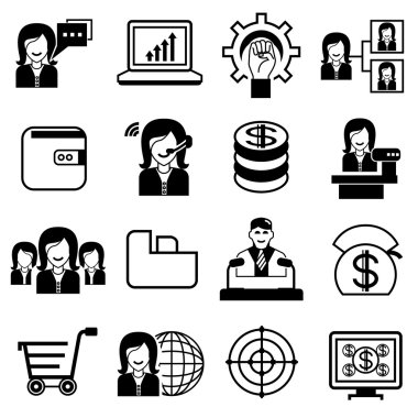 Web simgeler kümesi. vektör çizim          