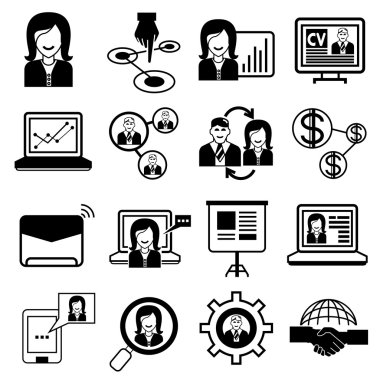 Web simgeler kümesi. vektör çizim          