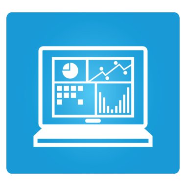 Bilgisayarın vektör illüstrasyonu