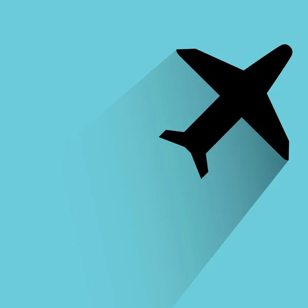 Веб Іконка Векторні Ілюстрації Літака — стоковий вектор