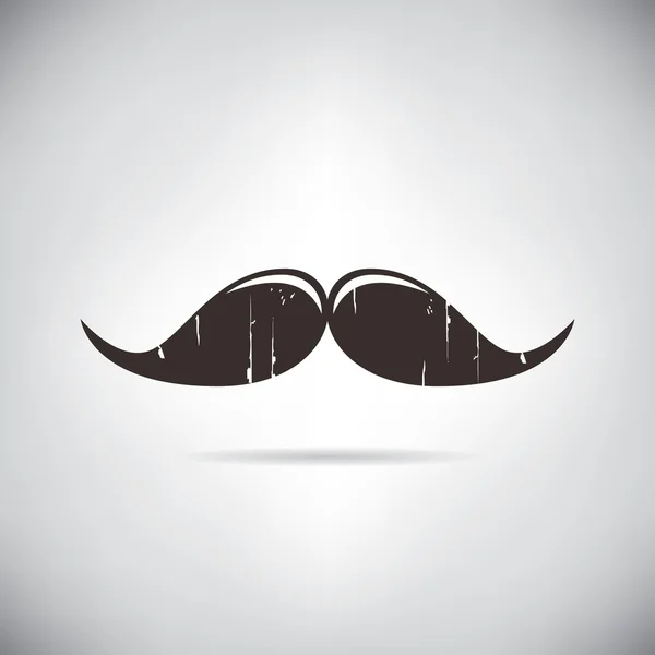 Icono Web Ilustración Vectorial Del Bigote — Vector de stock