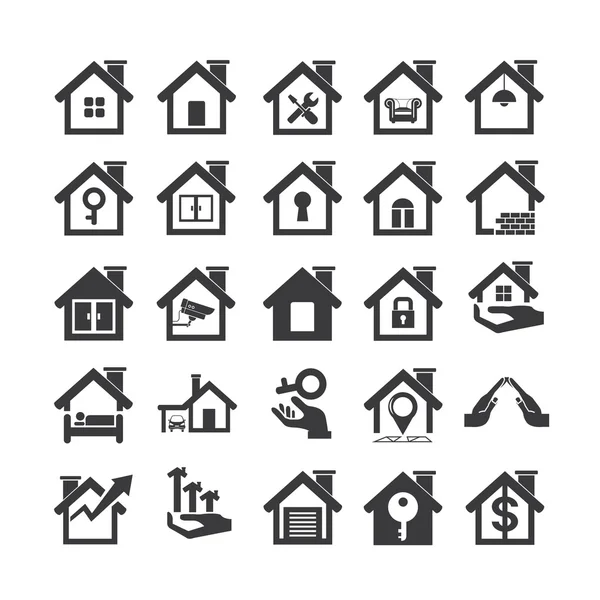 Web Icons Set Vector Illustration — Stock Vector