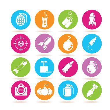 simgelerin vektör illüstrasyonu