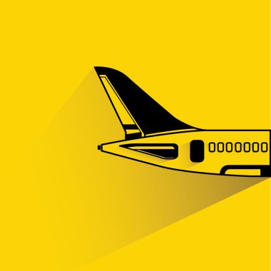 Uçağın vektör illüstrasyonu