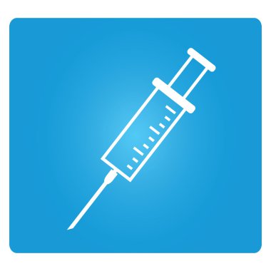 Şırınganın vektör çizimi 