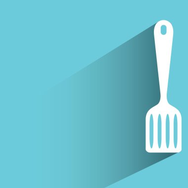 mutfak spatula vektör illüstrasyon