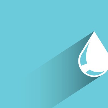 Su damlasının vektör çizimi