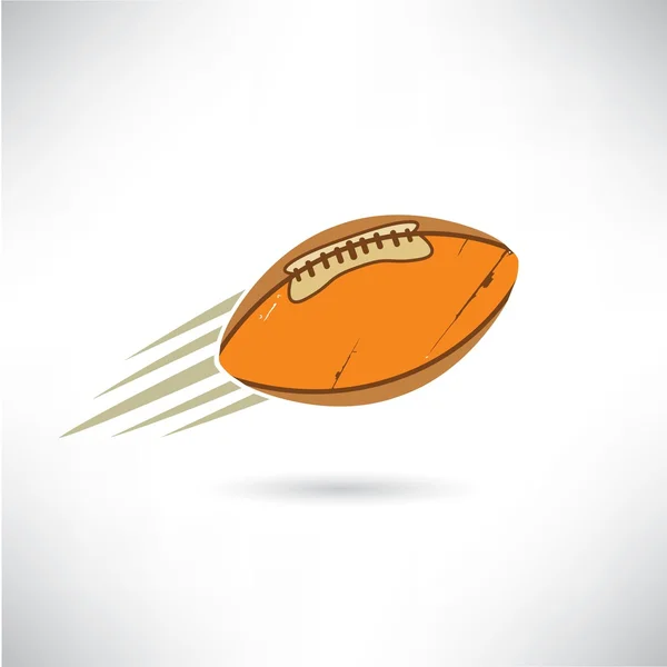 Illustration Vectorielle Ballon Football Américain — Image vectorielle