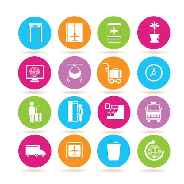 Vector Illustration Icons Set — Stock Vector