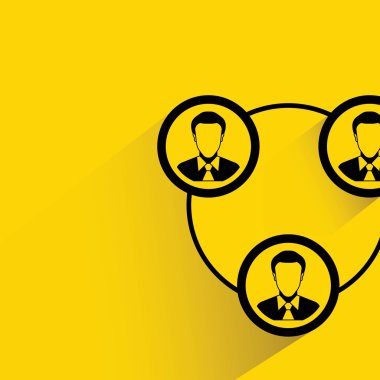 İş adamının vektör illüstrasyonu