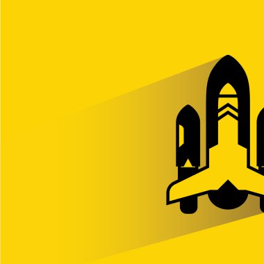 sarı arka plan, düz devam et ve gölge tasarım