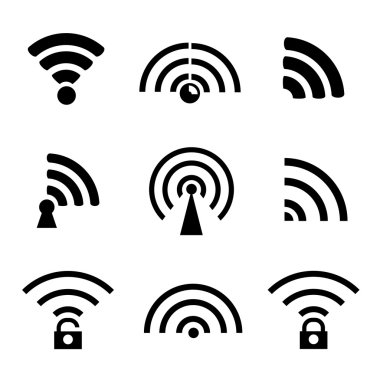 Kablosuz simgeleri, wifi işareti