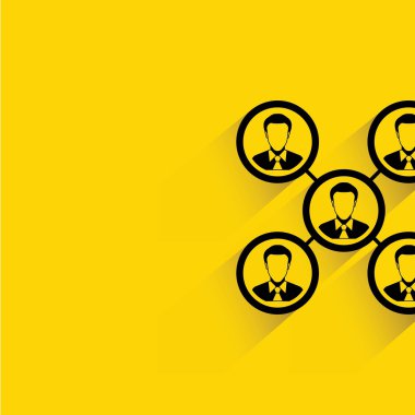 iş ilişkilerinin vektör illüstrasyonu