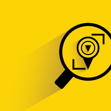 Arama simgesinin vektör illüstrasyonu