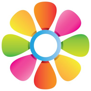 renkli grafiğin vektör illüstrasyonu