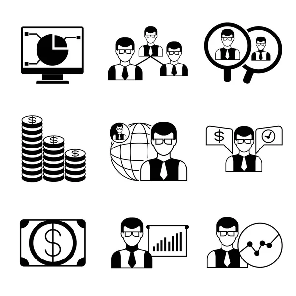 İş kavramının vektör illüstrasyonu