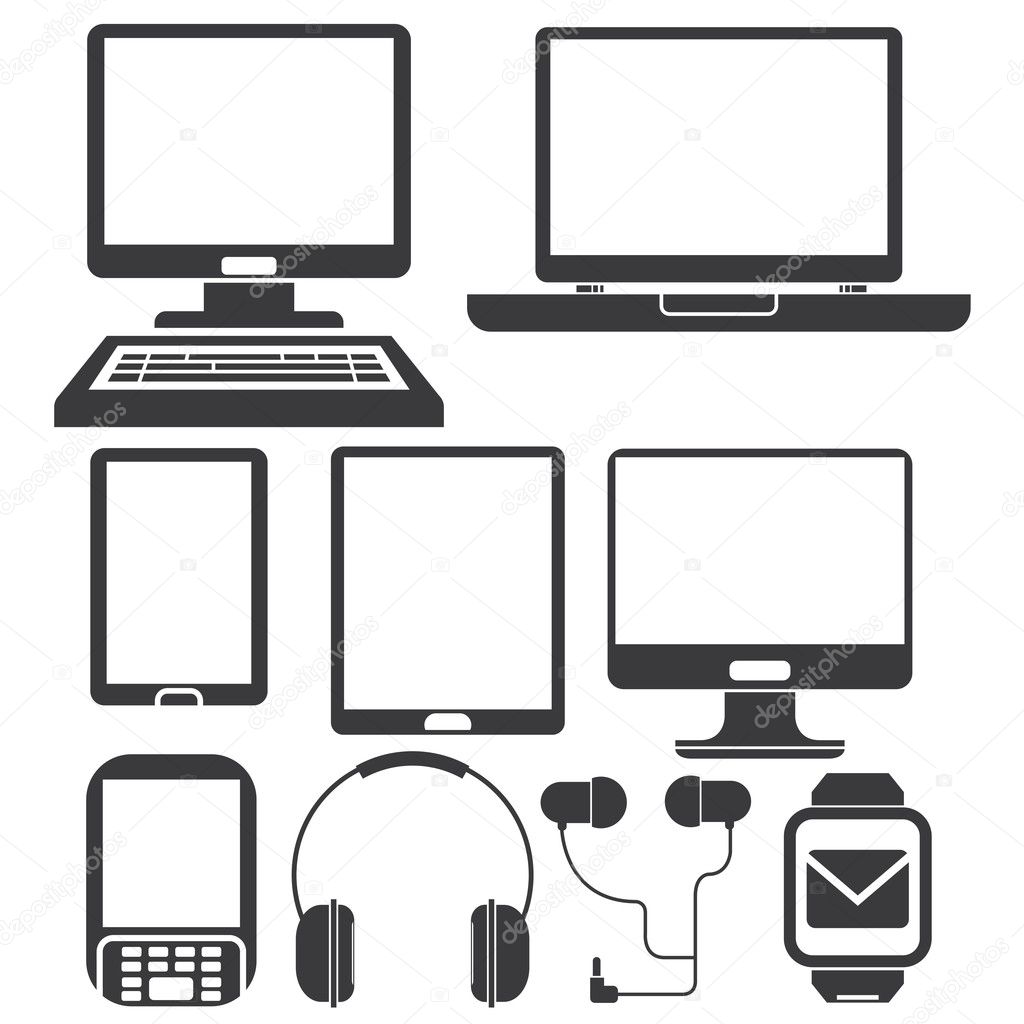 computer, tablet, smart phone and electronics gadget