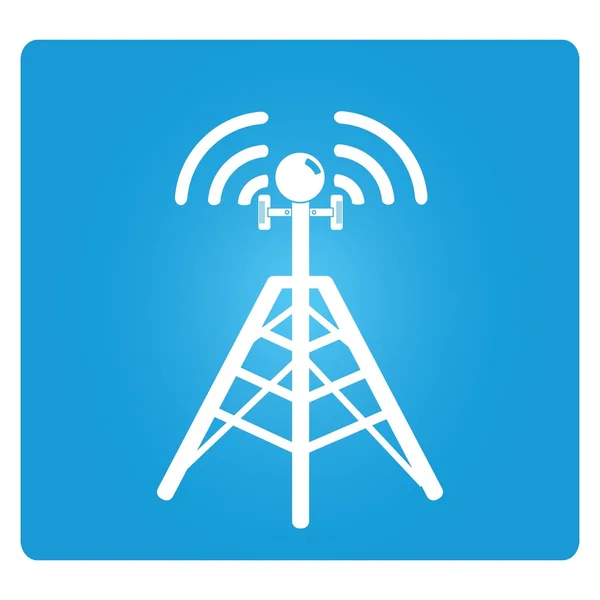 Antenne Oder Kommunikationsturm — Stockvektor