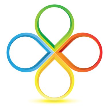 renkli logo vektör illüstrasyon 