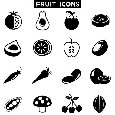 meyve simgeler kümesi