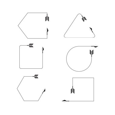 Oklar ve yay vektörü ayarlandı
