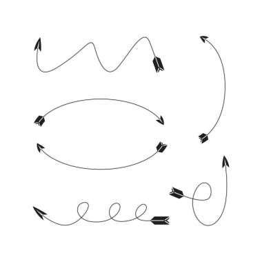 Oklar ve yay vektörü ayarlandı