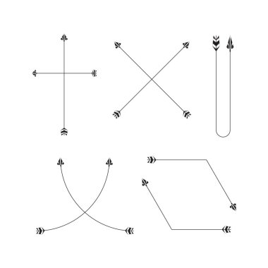 Oklar ve yay vektörü ayarlandı