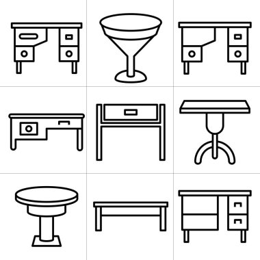 masa ve masa simgeleri, mobilya dekorasyonu