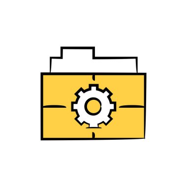 dizin, dosya ve dişli ayarı simgesi