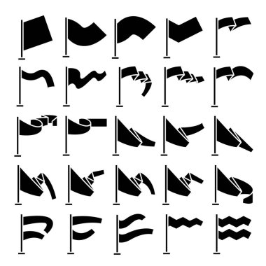 bayrak ve flama simgeleri ayarlandı