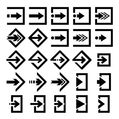 Giriş ve imza simgeleri ayarlandı