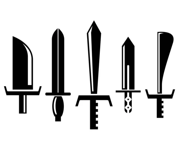 Espada Estoque Vector Ilustración — Archivo Imágenes Vectoriales