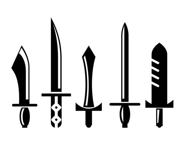 剑和剑矢量图解 — 图库矢量图片