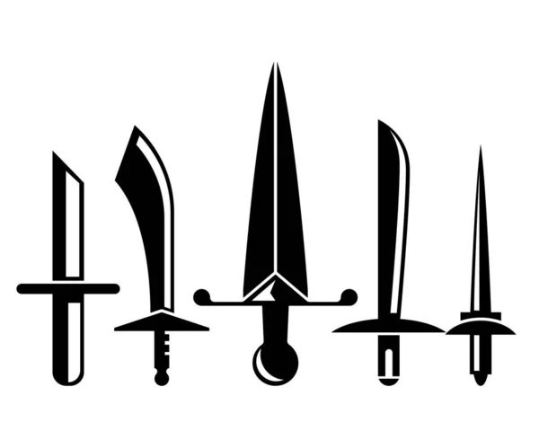 Zwaard Rapier Vector Illustratie — Stockvector